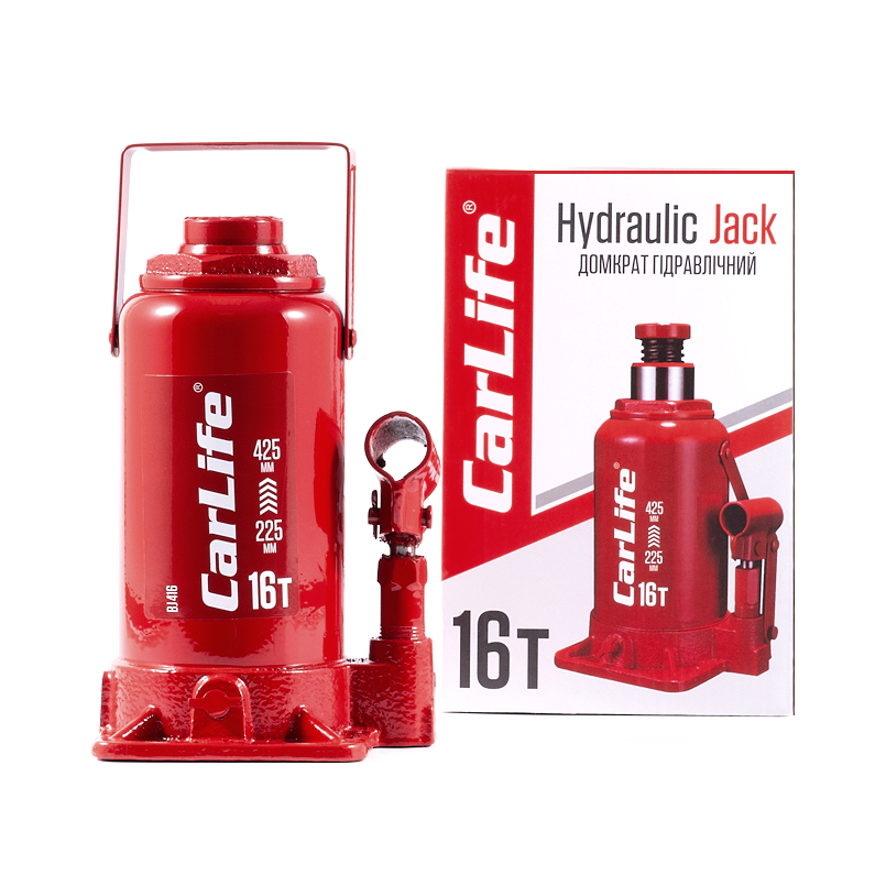Домкрат гідравлічний CarLife BJ416 16т 225-425 мм