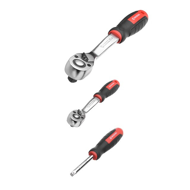 Набір інструментів 94 од. STORM, 1/2 ", 1/4", Сr-V INTERTOOL ET-8094 - Зображення 8