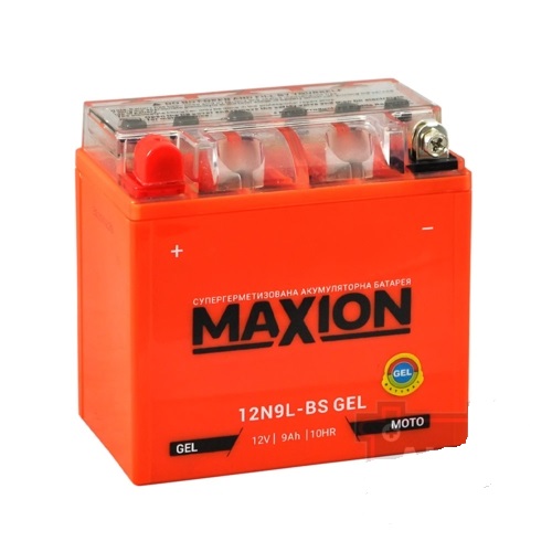 АКБ MOTO MAXION 12N 9L-BS (GEL) (12V, 9A)
