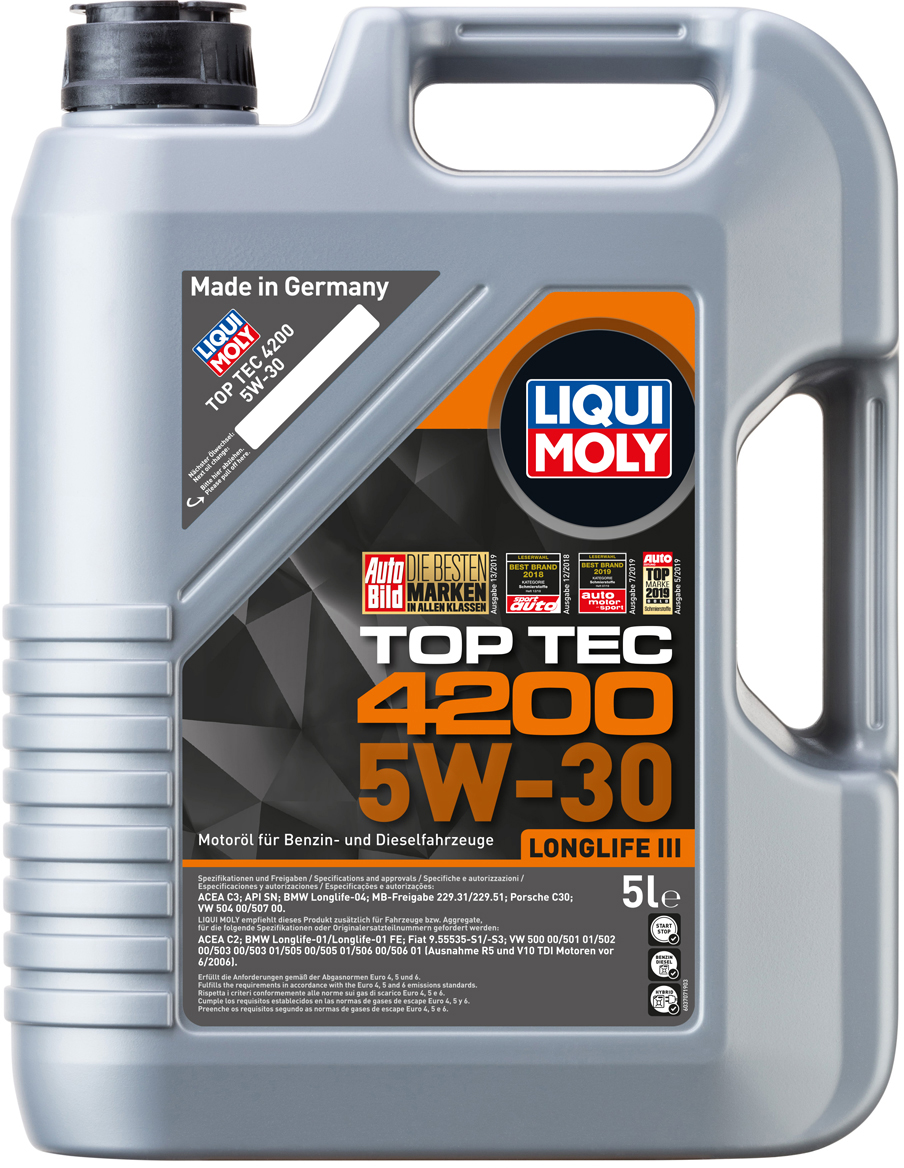 Моторна олива Liqui Moly Top Tec 4200 5W-30 5л.