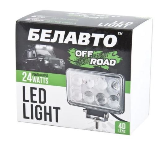 Додаткова LED Фара BELAUTO Белавто BOL 0803L (ближнє/дальне) 24W