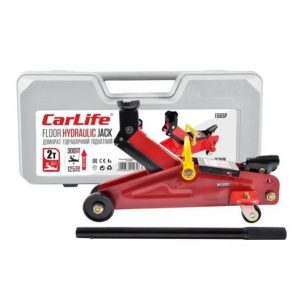 Домкрат підкатний CarLife FJ565P 2т 125-305мм кейс