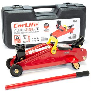 Домкрат підкатний CarLife 2т 135-335мм FJ590P