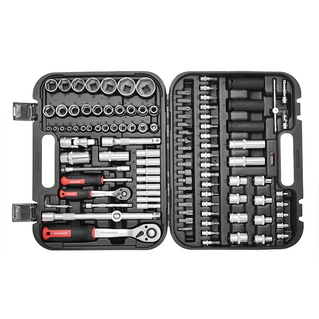 Набір інструментів 111 од. STORM, 1/2 ", 1/4", Сr-V INTERTOOL ET-8111 - Зображення 2