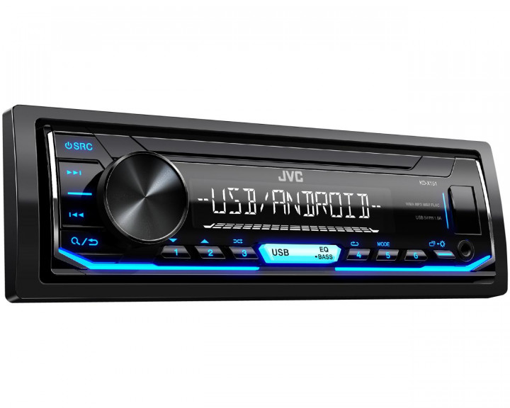 Автомагнітола JVC KD-X161 BLUE