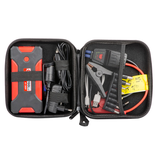 Пускозарядний пристрій 10000 mАч. INTERTOOL AT-3009 JUMP starter - Зображення 4