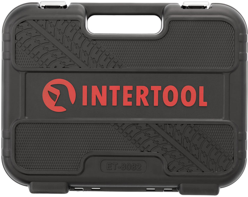 Набір інструментів 1/2 "& 1/4", 82ед., Cr-V STORM INTERTOOL ET-8082 - Зображення 3