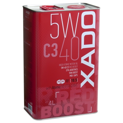 XADO Atomic Oil 5W-40 C3 SN / CF синтетична олива 4л.
