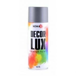 Акрилова фарба срібний металік NOWAX Diamond Decor Lux 450мл NX48044