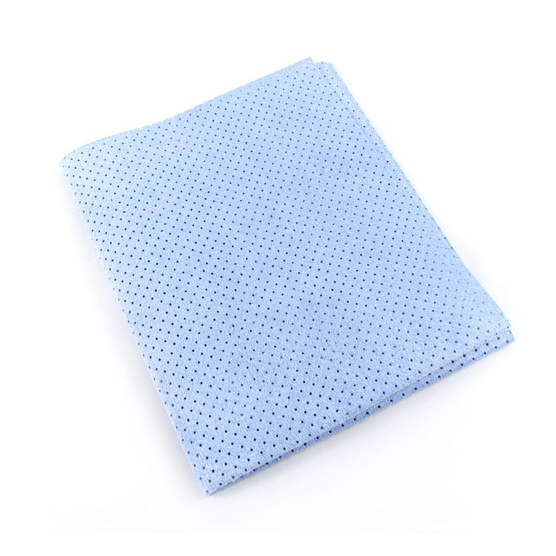 Професійна перфорована ганчірка 40x40 см для мийки авто синя Nowax (NX62442)