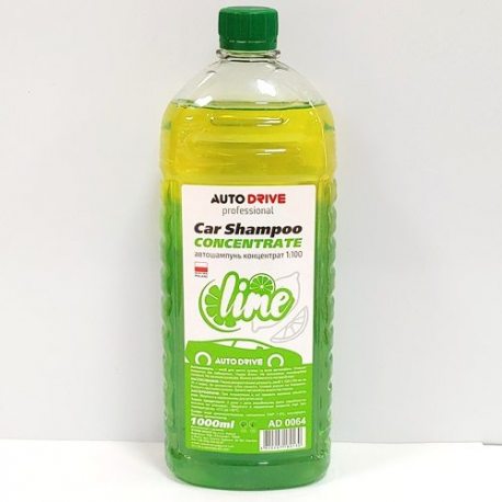 Автошампунь концентрат Лайм Auto Drive Car Shampoo Concentrate Lime 1:100 1L