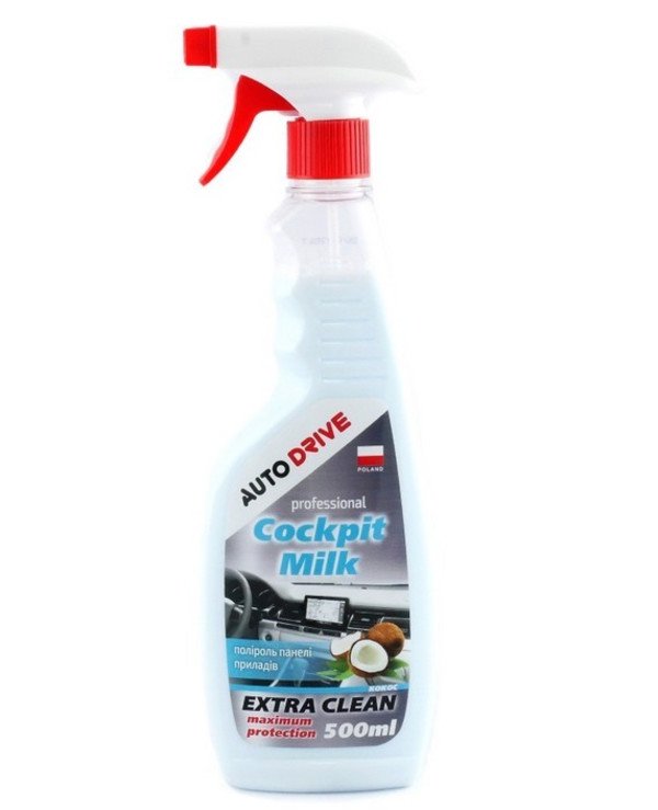 Поліроль панелі приладів КОКОС AUTO DRIVE Cockpit Milk 500ml