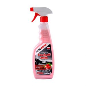 Поліроль панелі приладів ПОЛУНИЦЯ AUTO DRIVE Cockpit Milk 500ml