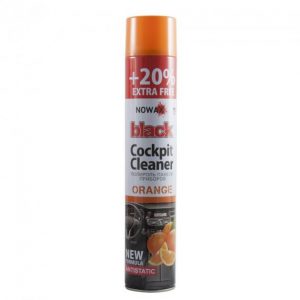 Поліроль панелі приладів NOWAX BLACK Cockpit Cleaner 750ml, апельсин