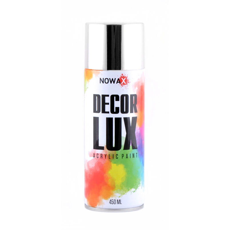 Акрилова фарба хром NOWAX Bright Decor Lux 450мл NX48041