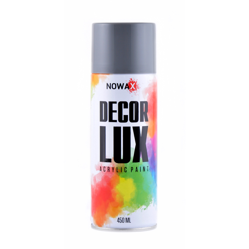 Акрилова фарба СВІТЛО-СІРИЙ (LIGHT GREY) NOWAX Decor Lux (7001) 450мл NX48017