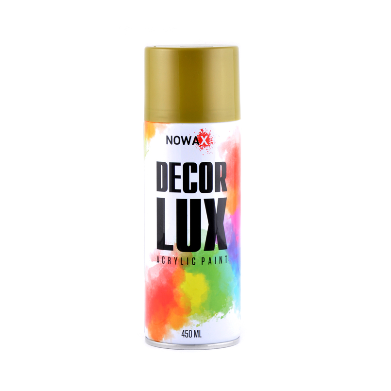 Акрилова фарба золота NOWAX Bright Decor Lux 450мл NX48042