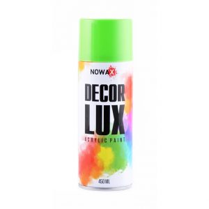 Акрилова флуоресцентна фарба зелена NOWAX Decor Lux 450мл NX48046