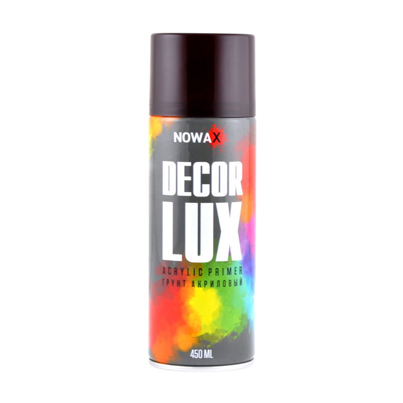Акриловий грунт червоний NOWAX Decor Lux (3000) 450мл NX48036