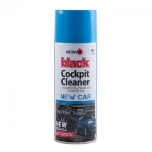 Поліроль панелі приладів NOWAX BLACK Cockpit Cleaner 450ml, нова машина
