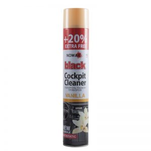 Поліроль панелі приладів NOWAX BLACK Cockpit Cleaner 750ml, ваніль