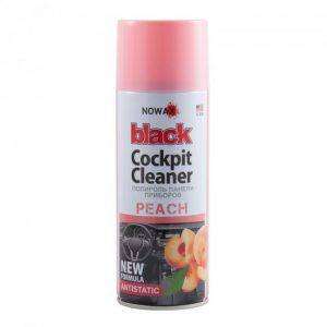 Поліроль панелі приладів NOWAX BLACK Cockpit Cleaner 450ml, персик