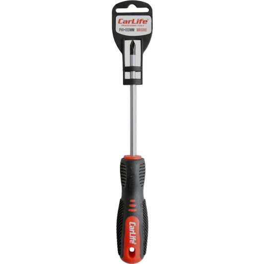 Викрутка CarLife PH1x100 мм Cr-V 6150 (WR6110)