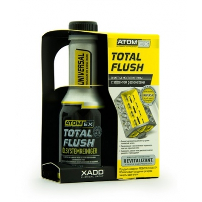 TotalFlush - очисник маслосистеми двигунів XADO 250мл.