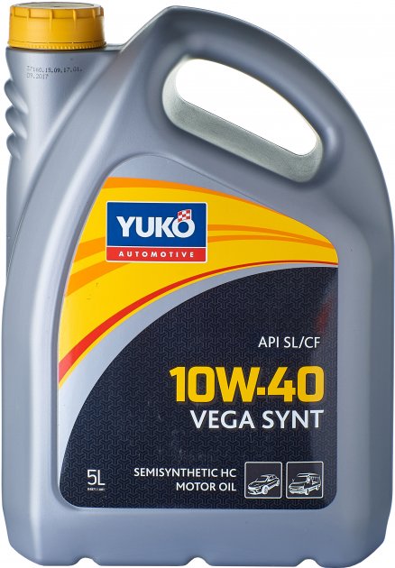 Моторна олива Yuko Vega Synt 10W-40 5 л
