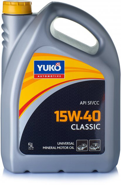 Моторна олива Yuko Classic 15W-40 5 л