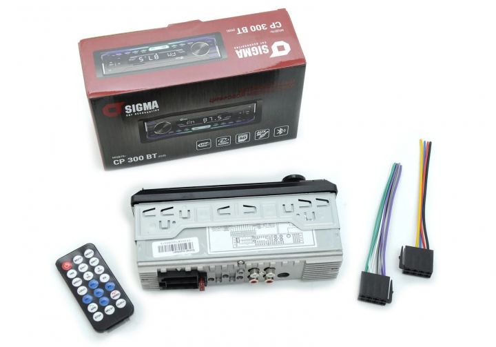 Автомагнитола Sigma CP 300 BT RGB - Зображення 3