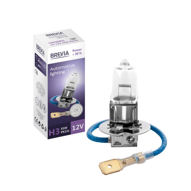 Галогенова лампа BREVIA H3 POWER +30% 12030PC