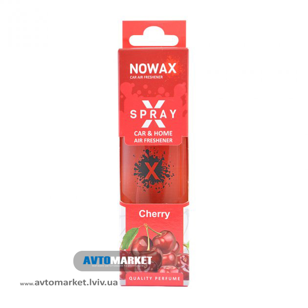 Ароматизатор Cherry 50мл з розпилювачем NOWAX X Spray (NX07592)