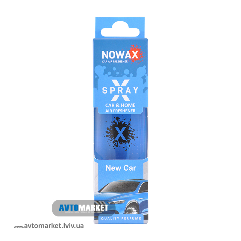 Ароматизатор New Car 50мл з розпилювачем NOWAX X Spray (NX07598)