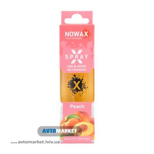 Ароматизатор Peach 50мл з розпилювачем NOWAX X Spray (NX07602)