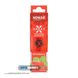 Ароматизатор Strawberry 50мл з розпилювачем NOWAX X Spray (NX07593)