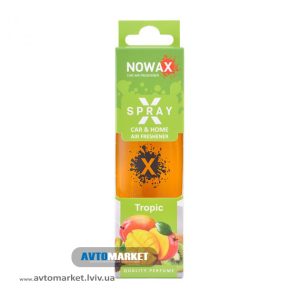 Ароматизатор Tropic 50мл з розпилювачем NOWAX X Spray (NX07605)