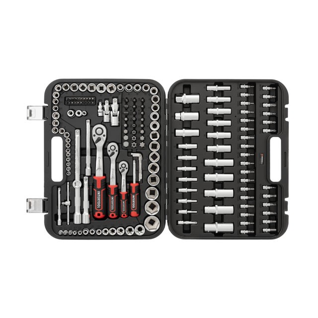 Набір інструментів 1/2 "& 3/8" & 1/4 ", 171ед., Cr-V STORM INTERTOOL ET-8171 - Зображення 2