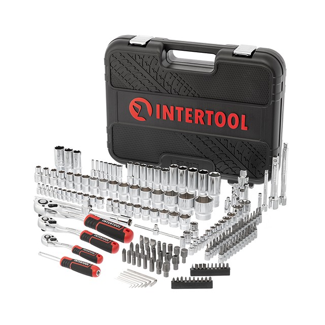 Набір інструментів 1/2 "& 3/8" & 1/4 ", 171ед., Cr-V STORM INTERTOOL ET-8171 - Зображення 3