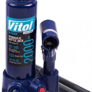 Домкрат гідравлічний пляшковий Vitol 2 т 181-345 мм (ДБ-02006)