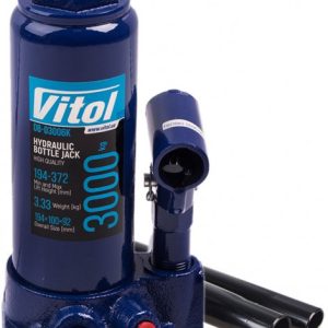 Домкрат гідравлічний пляшковий Vitol 3 т 194-372 мм (ДБ-03006)