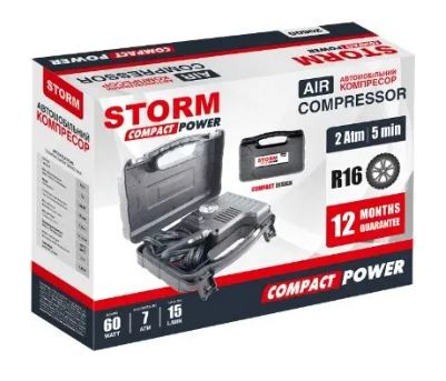Компресор автомобільний STORM Compact Power 12В 20600 - Зображення 2