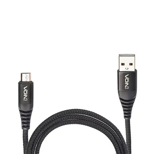 Кабель Voin USB - Micro USB 3А, 2m, black CC-4202M BK