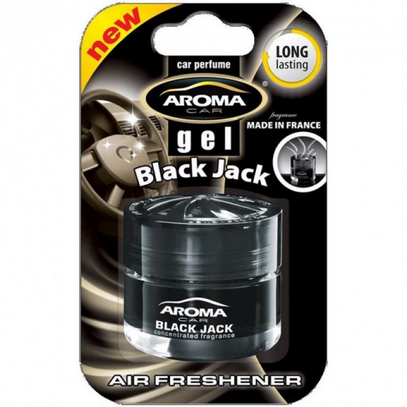АРОМАТИЗАТОР AROMA CAR GEL BLACK JACK