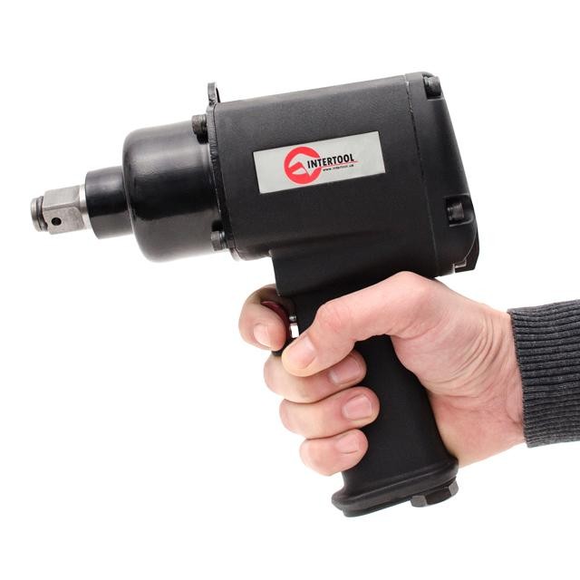 Гайковерт пневматичний, 3/4", 1300 Нм., професійний, 5000 об/хв. INTERTOOL PT-1105 - Зображення 3