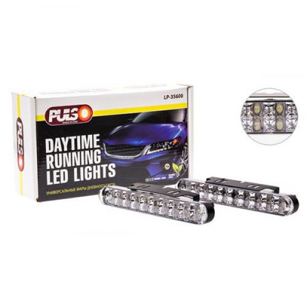 Фари додаткові для денного світла LP-35600 DRL 30LED, 4W, 12V, пластик, 190х26мм, з поворотами