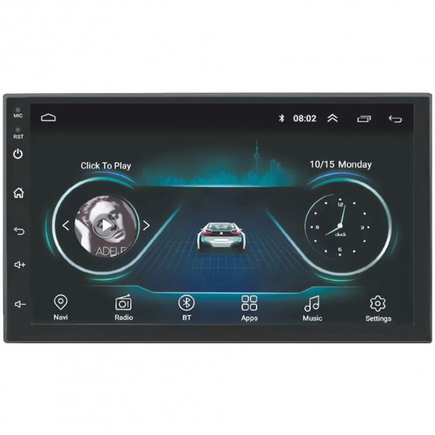Автомагнітола FORT MS-781 2DIN Android 10 1/16Gb. 4X45 Вт. - Зображення 3