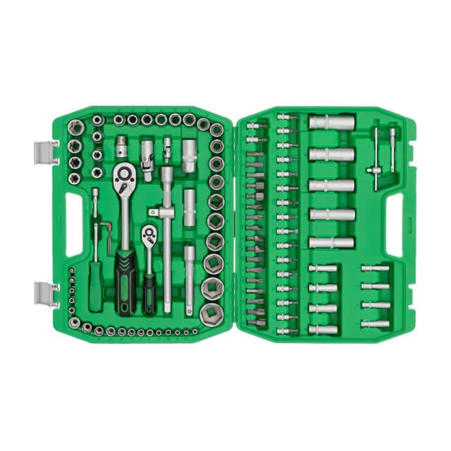 Набір інструментів 1/2" & 1/4" 108 од. INTERTOOL ET-6108SP - Зображення 3