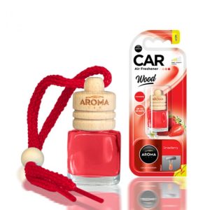 Ароматизатор в автомобіль з ароматом STRAWBERRY 6 мл Aroma Car Wood (92795)