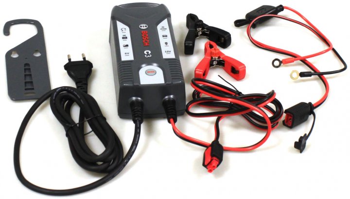Зарядний пристрій Bosch C3, 6-12V, 14-120 A/год (018999903M) - Зображення 6